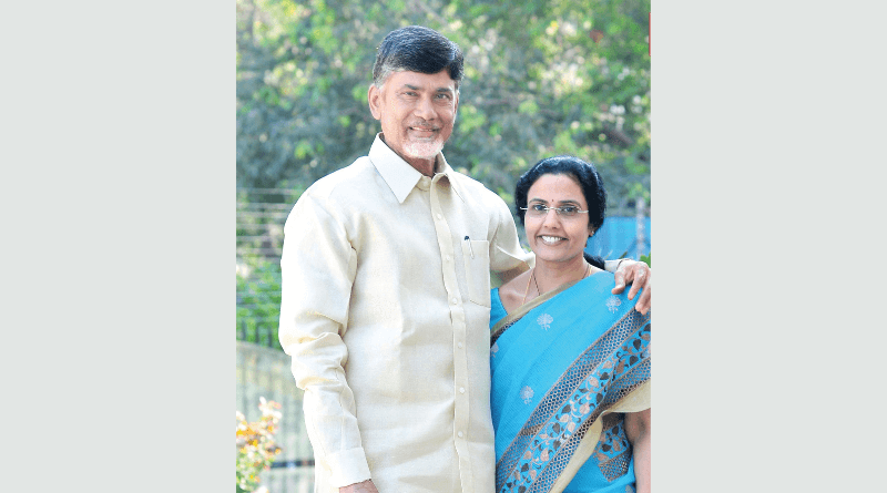 chandrababu naidu thanked his wife via twitter