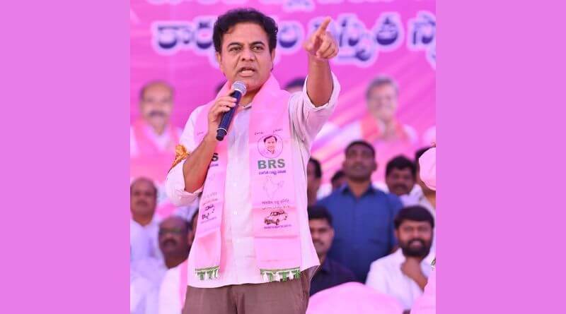 ktr slams revanth reddy for cancelling devara event