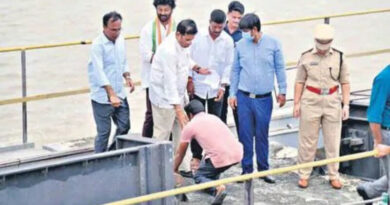 telangana employees touches duddilla sridhar babu feet for salary