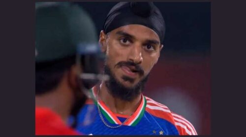 arshdeep singh death stare during T20I Series goes viral