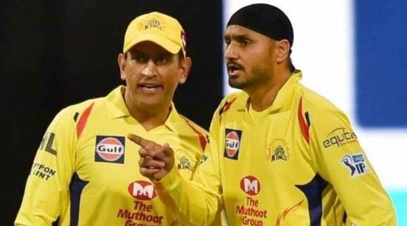 csk says harbhajan singh is lying about ms dhoni