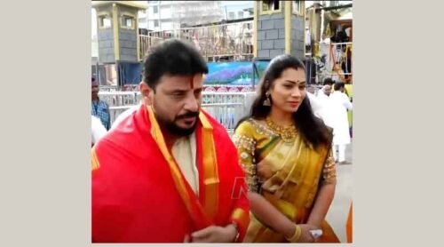 duvvada srinivas divvela madhuri in tirumala