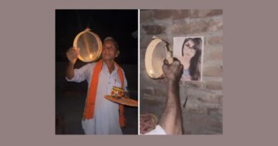 elderly man does karwa chauth for mia khalifa