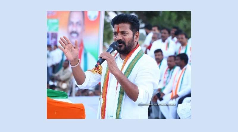 revanth reddy says harish rao built farm house because of congress