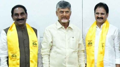 ysrcp leaders join in tdp